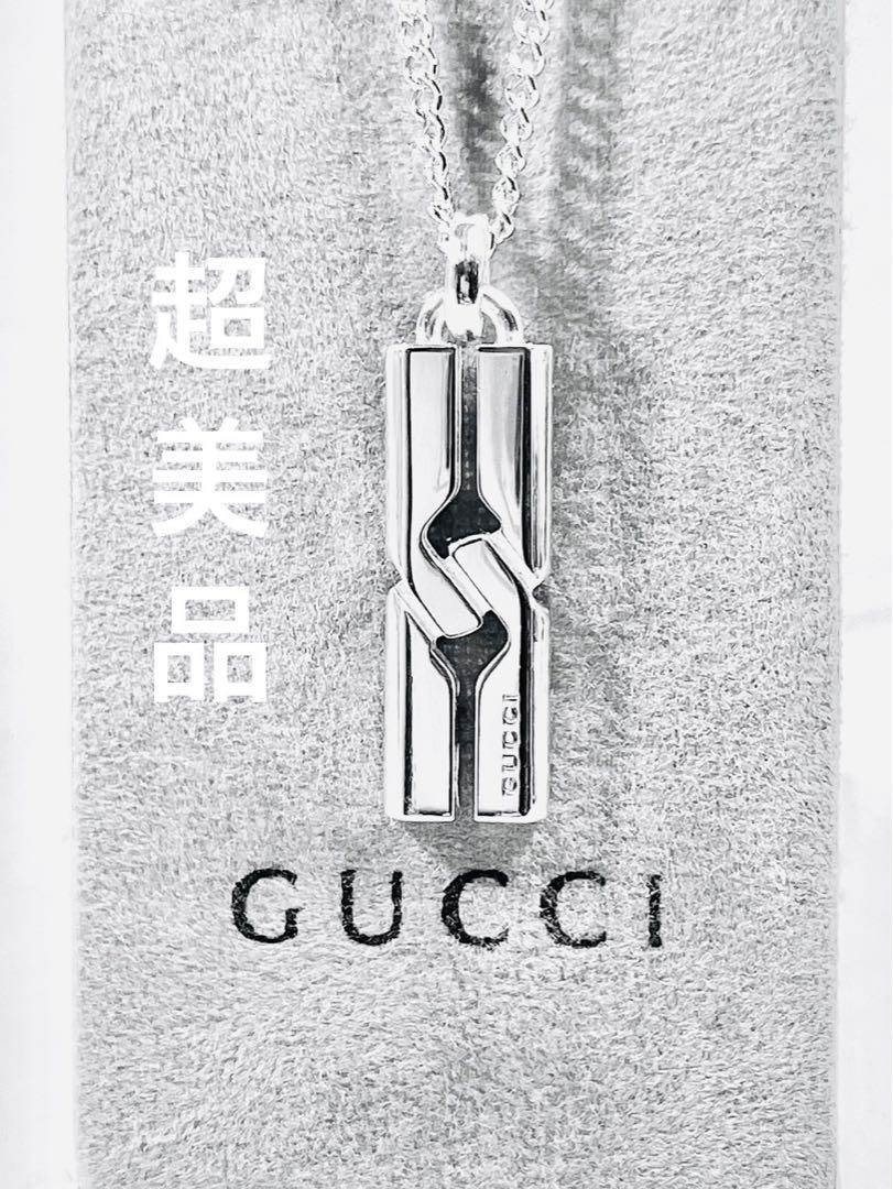 み*ち様 【超美品】GUCCI ネックレス トップ＋社外チェーン SV925 男