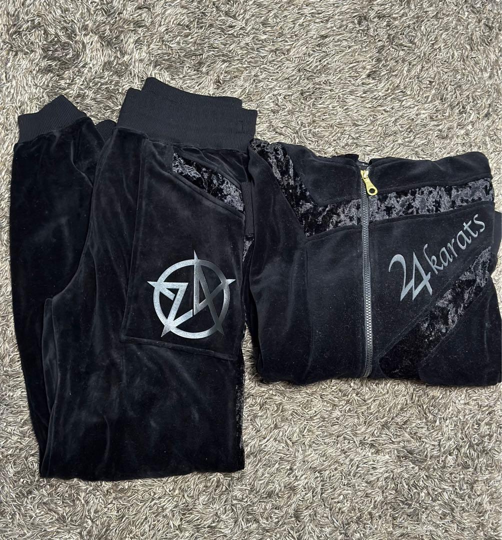 24karats ブラック ジャージ M