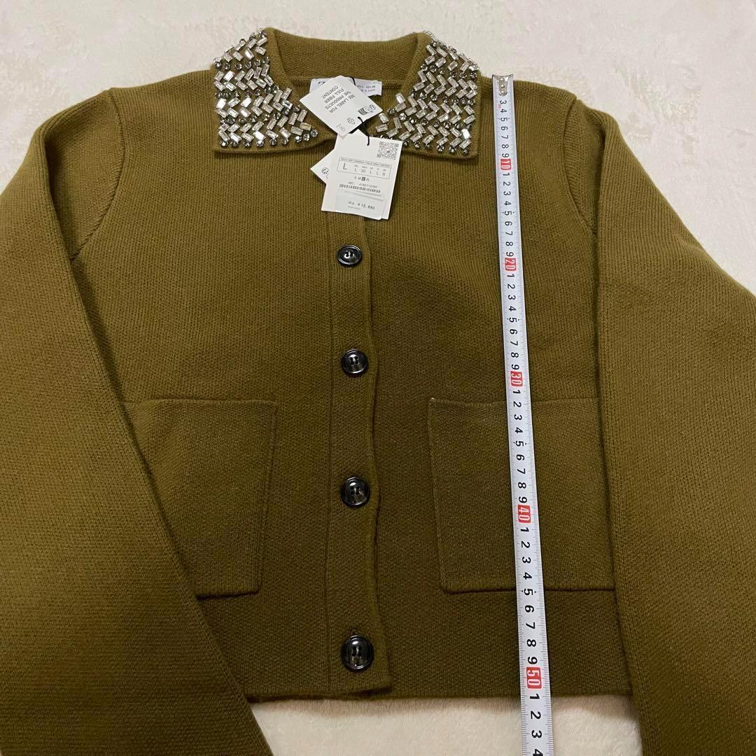 ZARA ザラ ジュエリーレベル付きウールジャケット - メルカリ