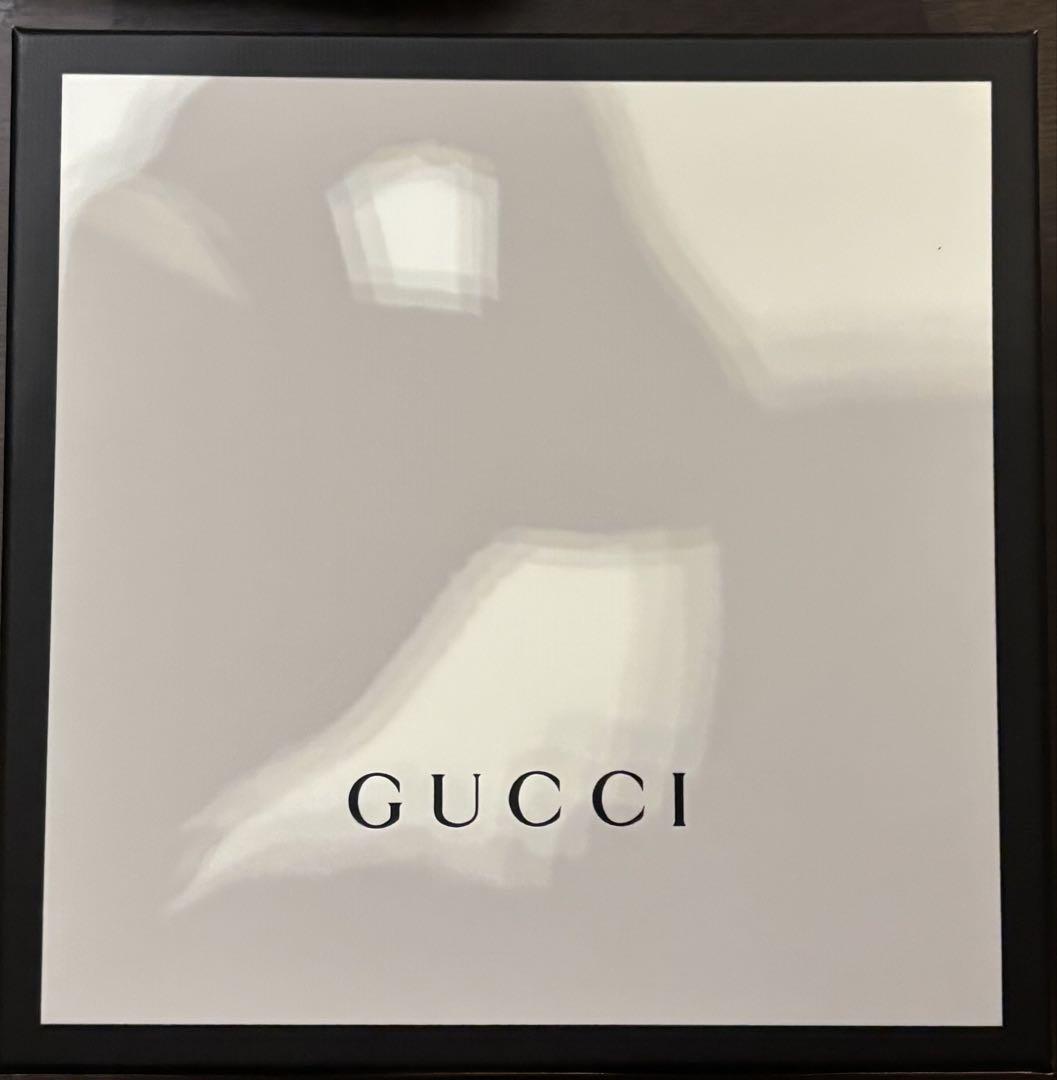 GUCCI 黒 レザー ベルト ゴールドバックル