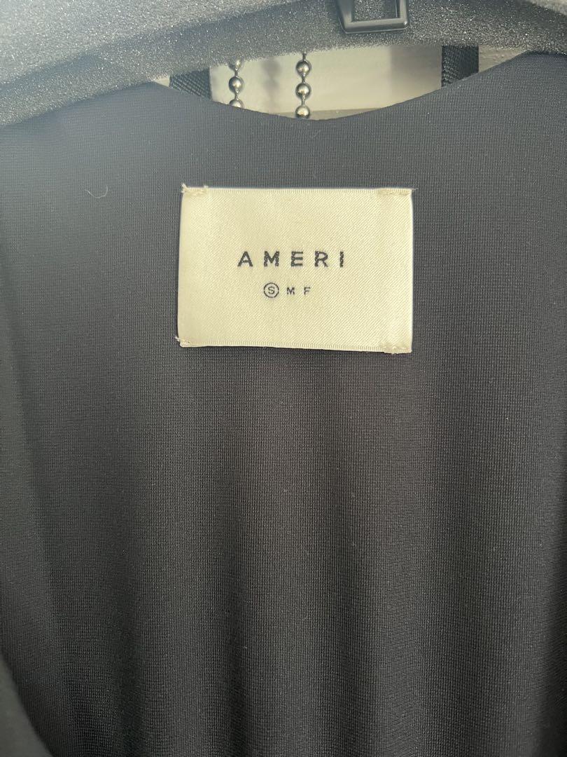 AMERI フラワープリント ロングワンピース