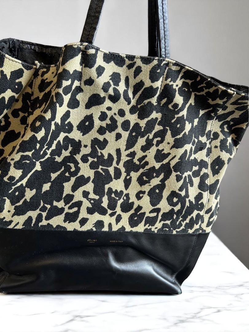 豪華 CELINE レオパードトートバッグ メルカリ - レザー×キャンバス バッグ
