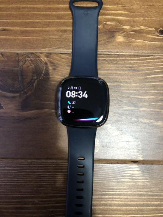 大人気定番商品 fitbit sense 本体のみ 割れあり フィットビットセンス 売上値引高 【値下げ】Fitbit Sence 黒(本体のみ) その他