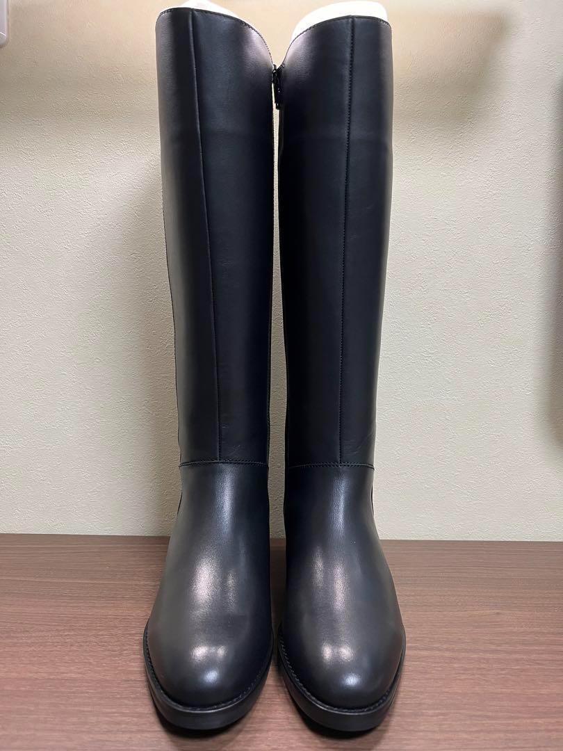 ING ロングブーツ 24cm 黒