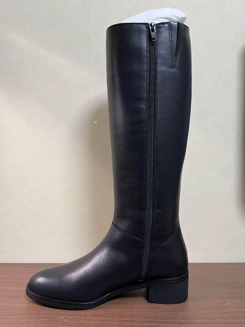 ING ロングブーツ 24cm 黒