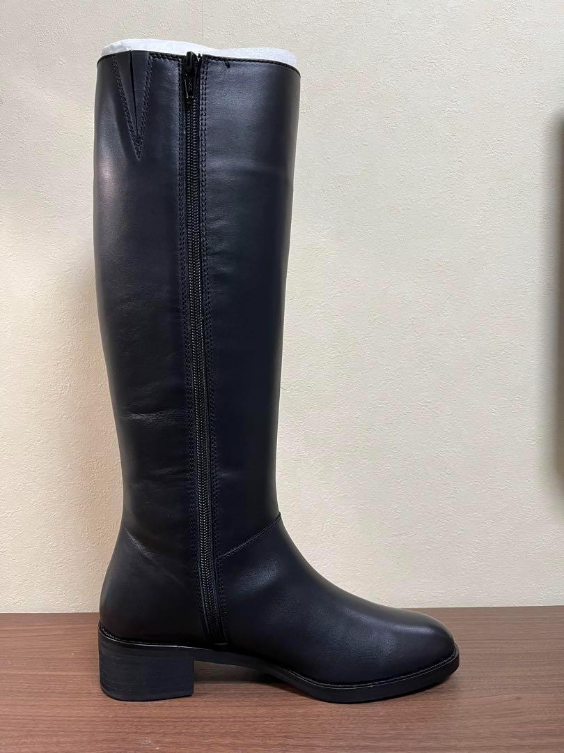ING ロングブーツ 24cm 黒