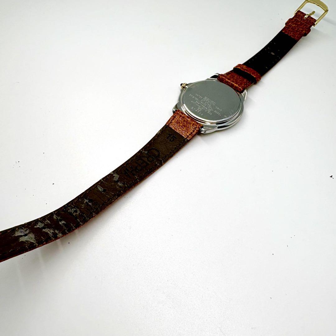 稼働品 SEIKO プレサージュ クォーツ 電池交換済 日本製 腕時計 ゴールド