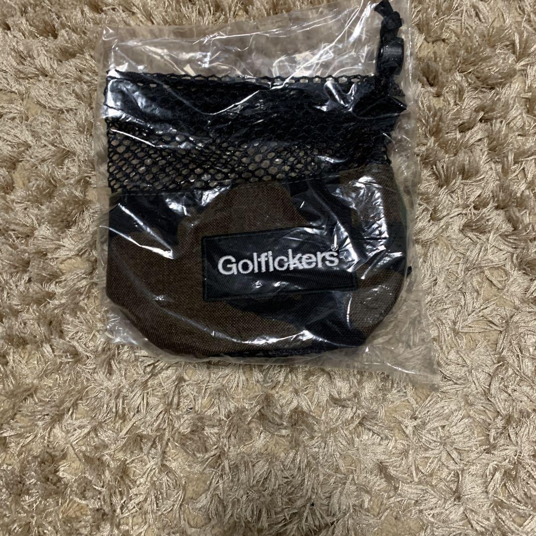 【新品未使用】ゴルフィッカーズボールポーチ　golfickers GOLF 迷彩