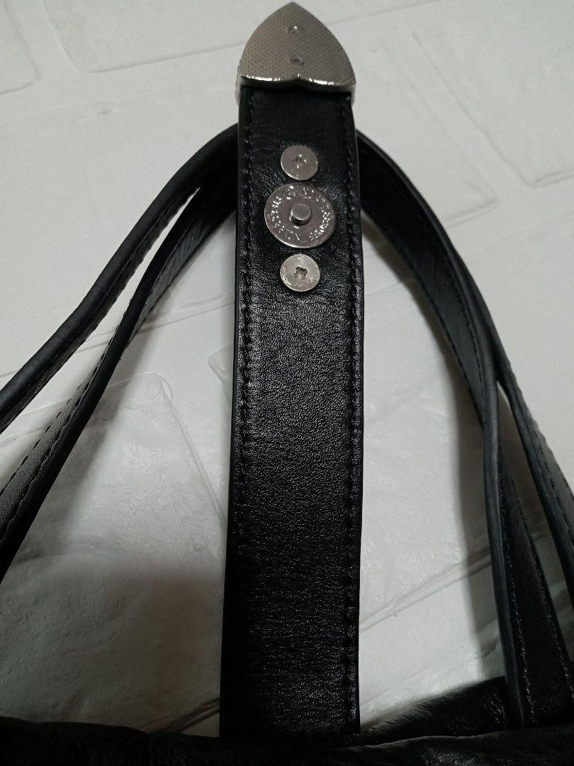 【earPAPILLONNER】 美品 イアパピヨネ 巾着バックル レザーバッグ