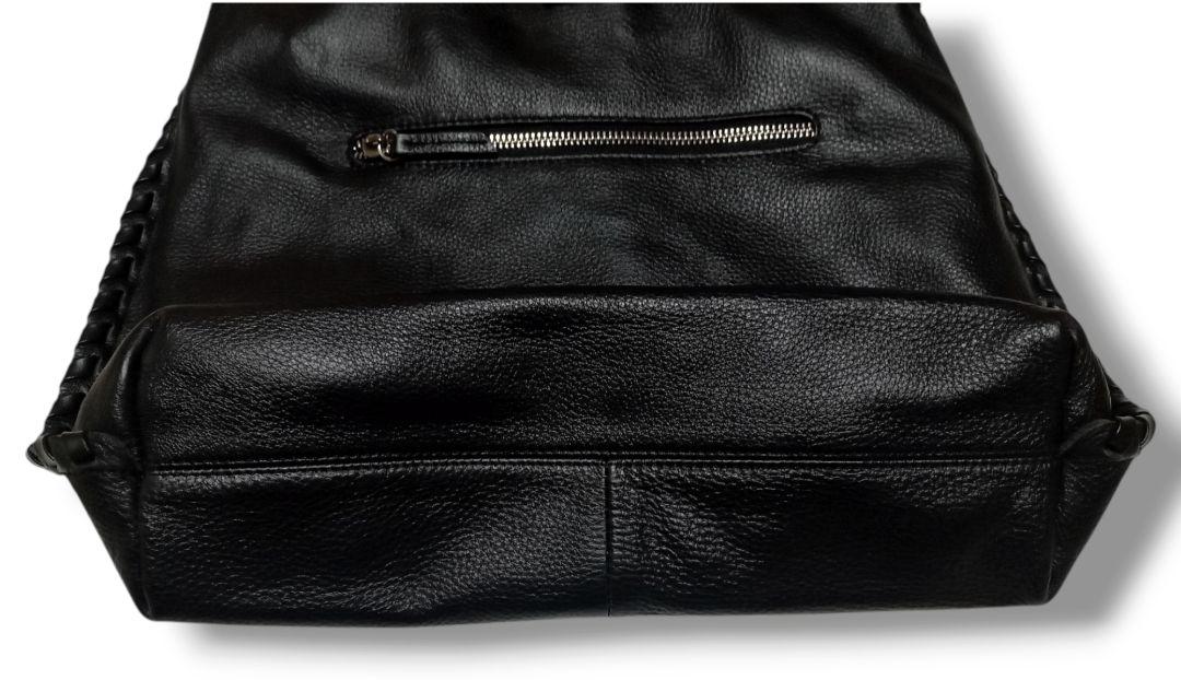 【earPAPILLONNER】 美品 イアパピヨネ 巾着バックル レザーバッグ