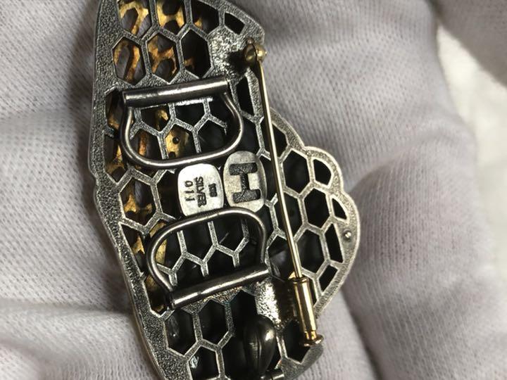 正規店新作 K18 市田ひろみ 雪月花の帯留め A6p2C-m12174684039 S V 100%新品お得