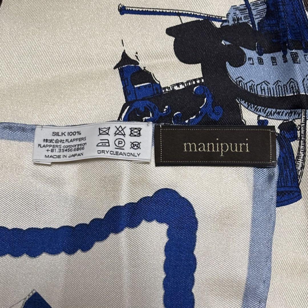 美品⭐︎マニプリ CARNIVAL シルク スカーフ 気球柄 65×65センチ