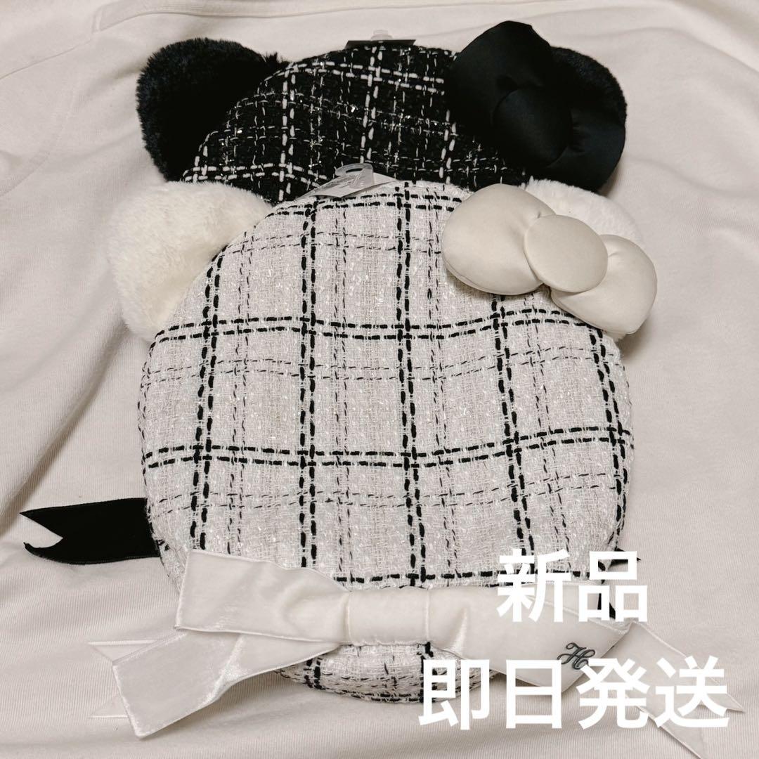キティ　ユニバ　ベレー帽　カチューシャ キティちゃんベレー帽も付けたの^> ·̫ <^♡この日のお洋服に合っ
