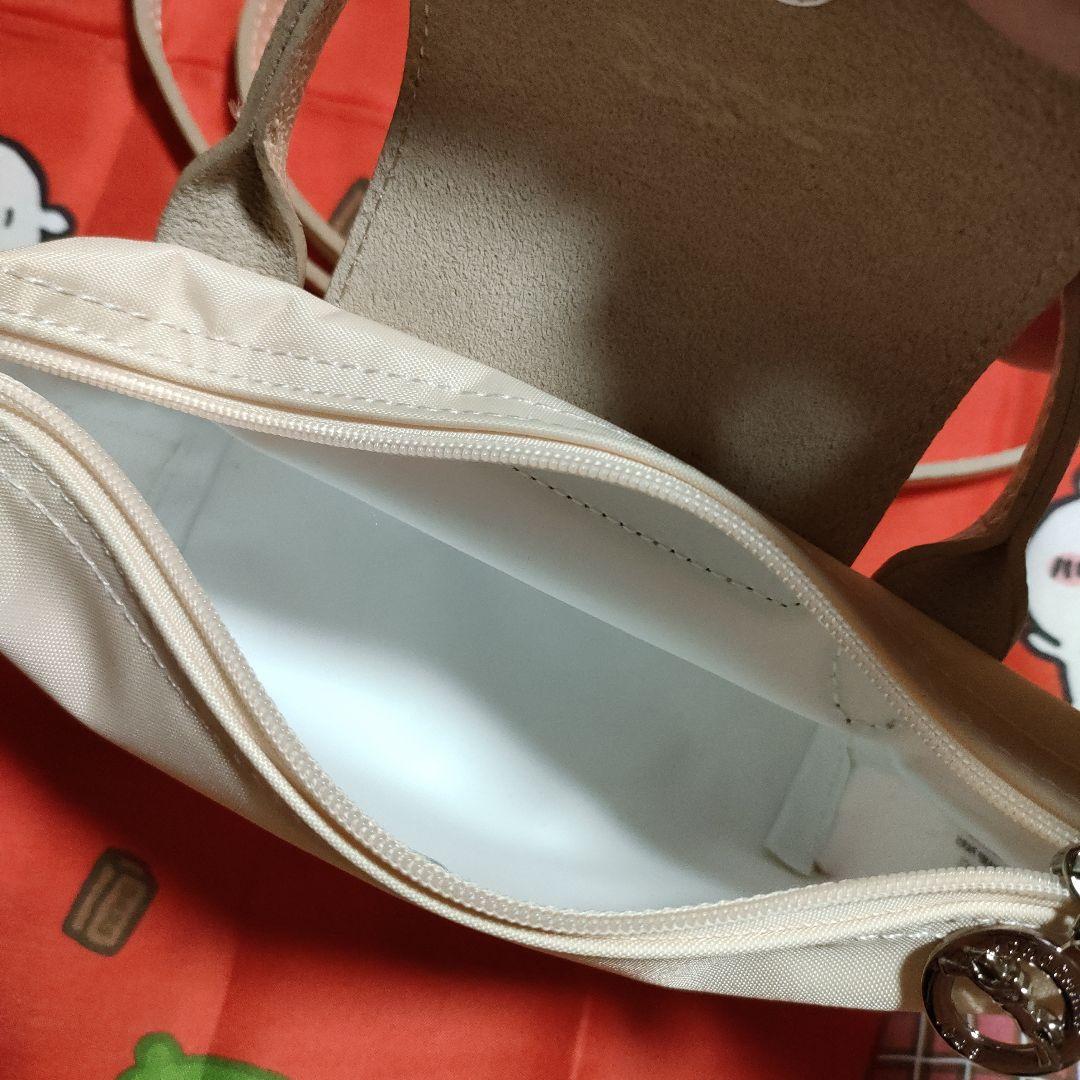 LONGCHAMP ベージュ ショルダーバッグ 保存袋付き　ピンクベージュ 最安値】現品限り Sサイズ ピンクベージュ LONGCHAMP ロンシャン