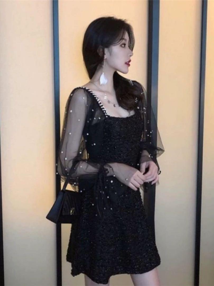 結婚式&パーティー用ミニAラインワンピース