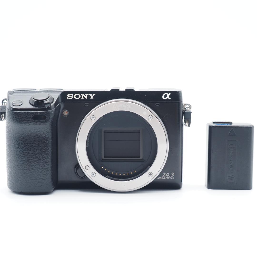 限定アウトレットセール：通販 ミラーレス一眼カメラ 100782☆良品☆SONY α ブラ ボディ NEX-7 デジタルカメラ
