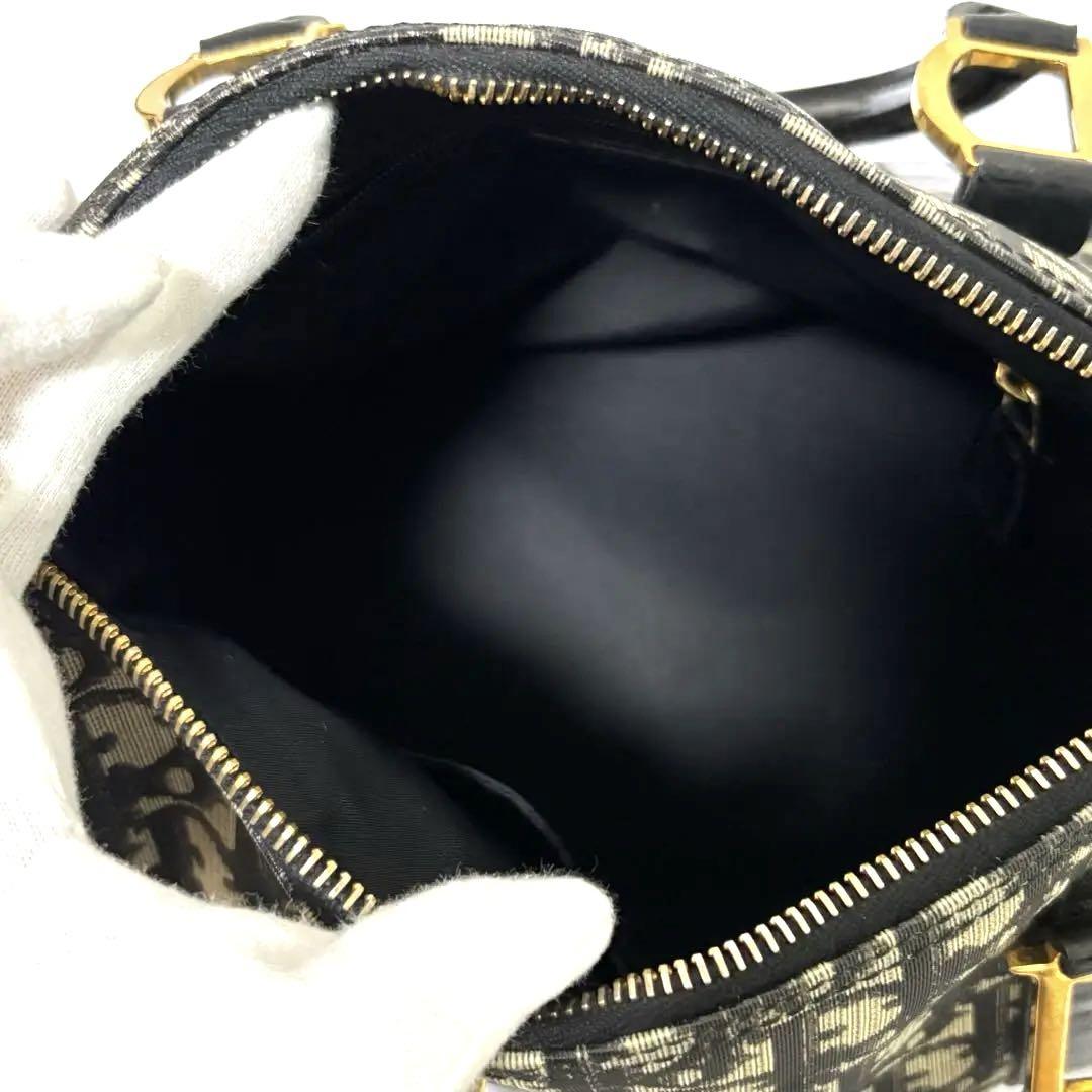 超希少✨️ ディオール ハンドバッグ ミニボストン トロッター 総柄 ゴールド金具
