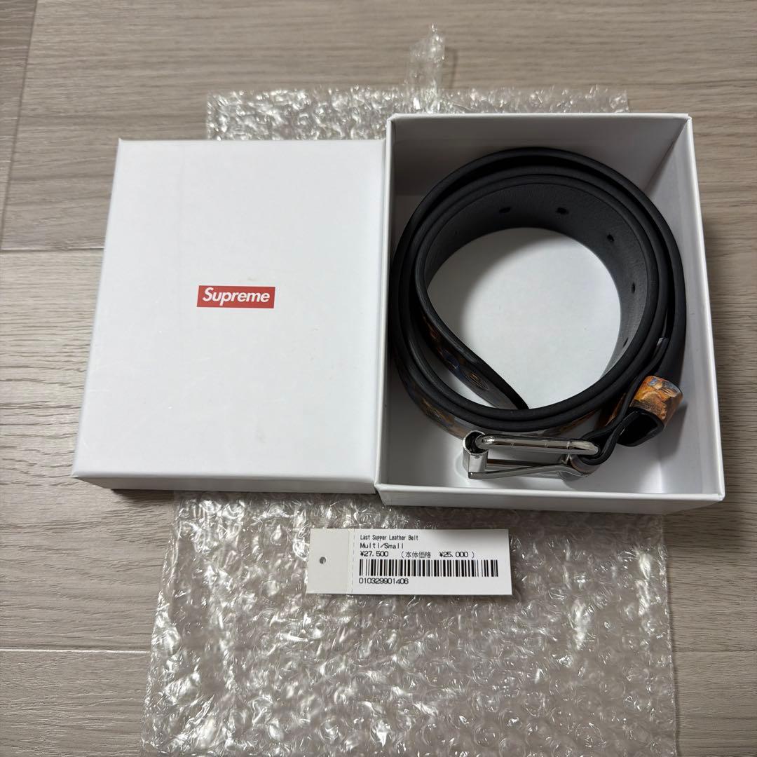 Supreme レザー ベルト 最後の晩餐 S Supreme レザー ベルト 最後の晩餐 S