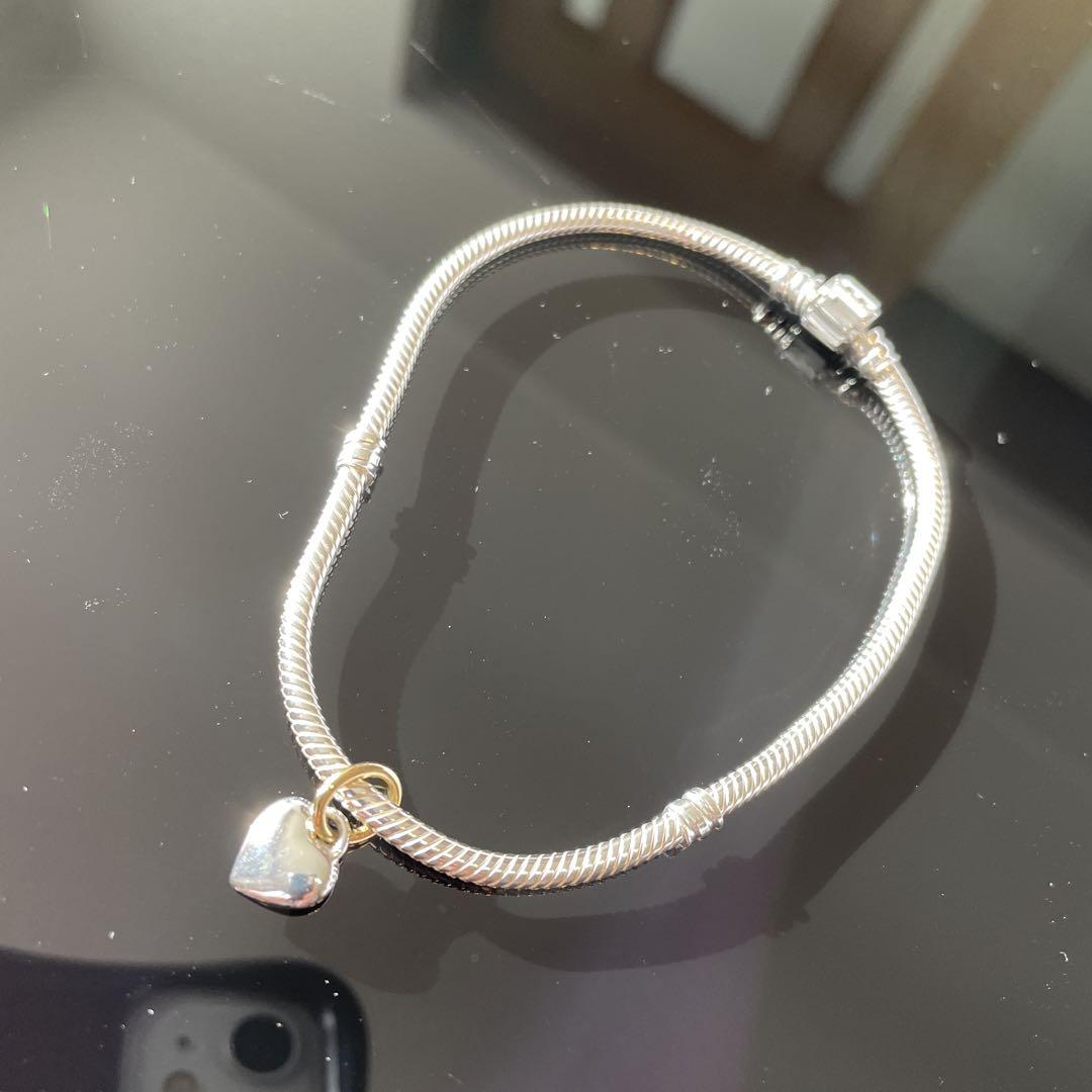 Pandora bracelet パンドラブレスレット SV925 ハートオンラ
