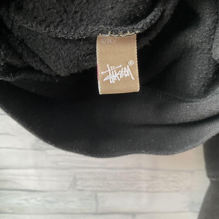 いただきあ 激レア ステューシー 黒 入手困難 V87mn-m12186802049 USA製stussy立体ロゴ刺繍 M ますが
