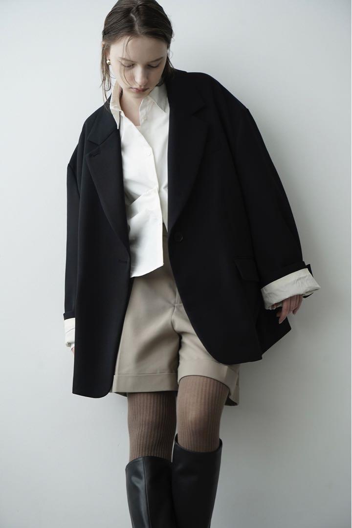 テーラードジャケット CLANE 2WAY ARRANGE TAILORED OVER JACKET