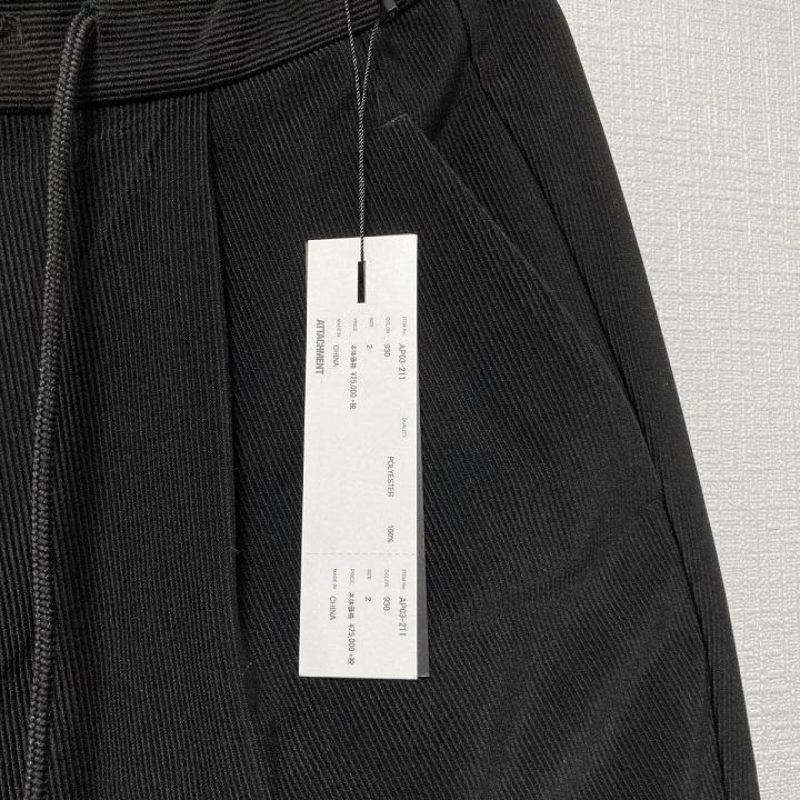 サイズは 未使用 ATTACHMENT 2 イージーパンツ AP03-211 TRxoA-m12189933212 タグ付き メンズ