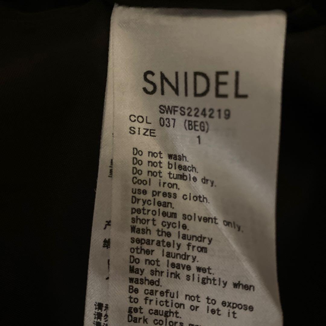 【はるか】snidel ロービングチェックスカート ミニ丈