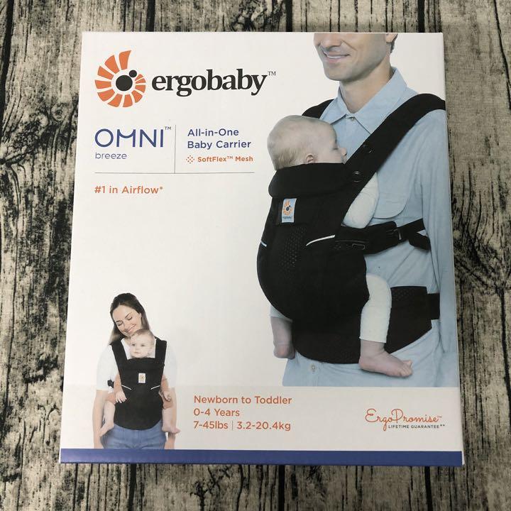 新品 ergobaby エルゴベビー Breeze ブリーズオニキス ブラック