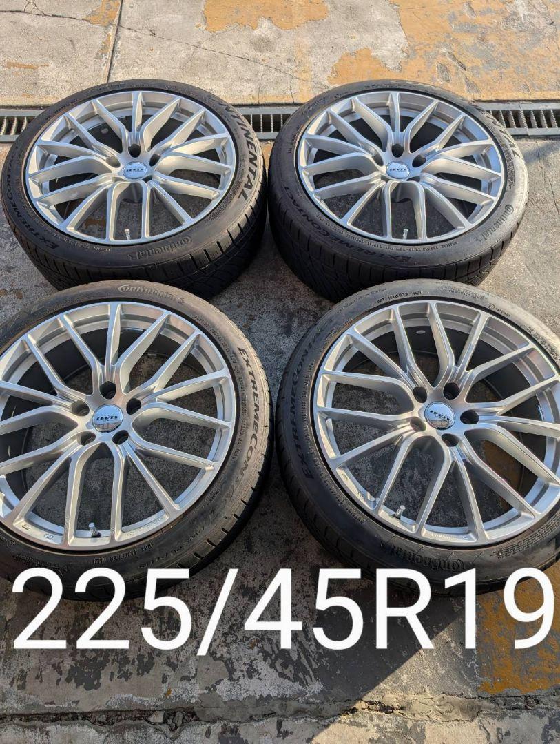 225/45R19 Continental タイヤ・ホイールセット 4本