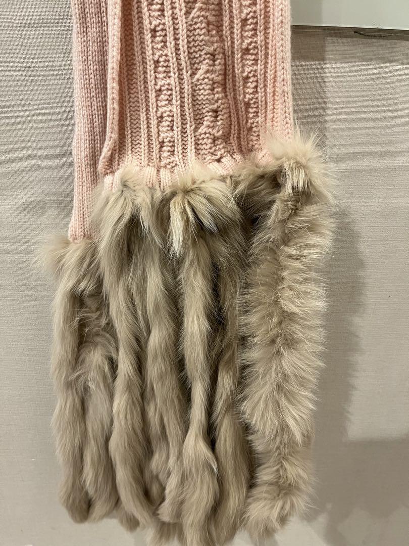 小物 Fur Burberry Scarf Faux fur scarf in brown - Burberry | Mytheresa