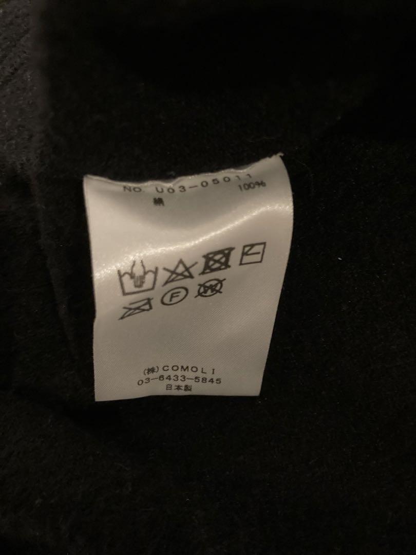 【正規店購入】COMOLI シルクフリースベスト サイズ3 NAVY  21aw