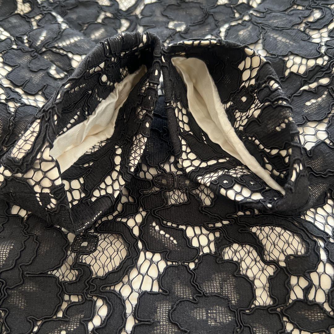 SAINT LAURENT 花柄レースワンピース
