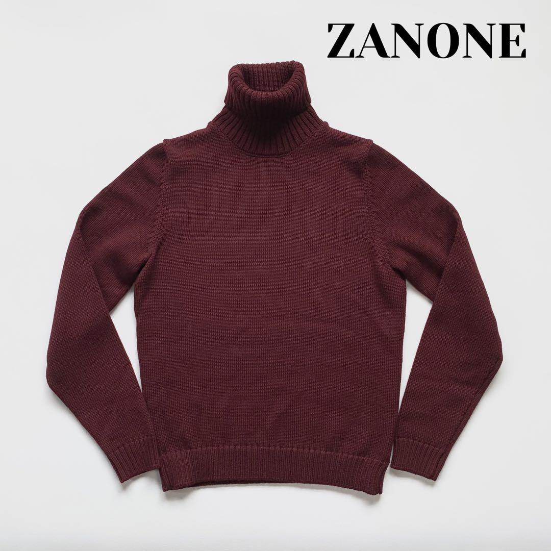 注目ブランド ザノーネ ZANONE ミドルゲージ セーター ニット ウール 水道管が破裂 【値下げ】ZANONE(ザノーネ) タートルネック ニット 5Gメウール ニット/セーター