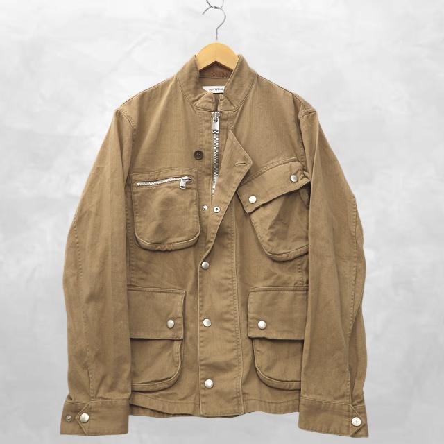 ノンネイティブ nonnative コットン チノクロス ライダージャケット 1