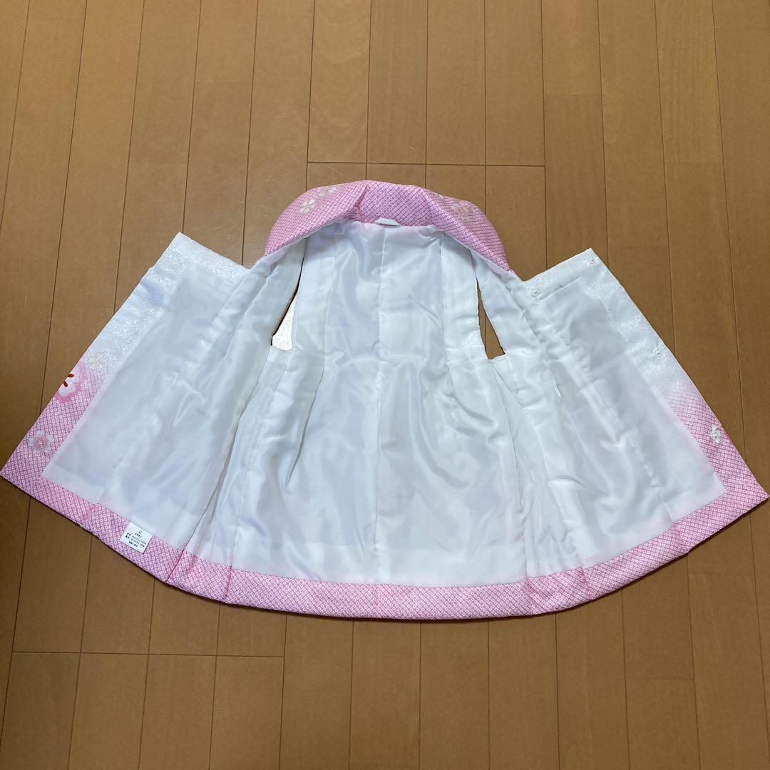 七五三　3歳　花うさぎ　着物