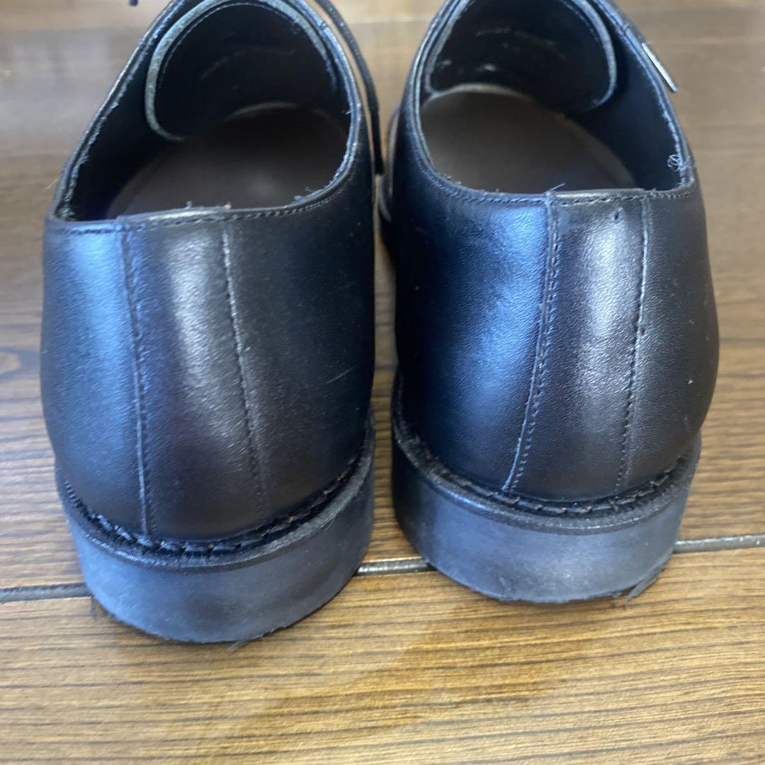 【美品】maldini ストレートチップ　黒　サイズ　44 イタリア製 定番】内羽根ストレートチップ 日本最終加工（ブラック