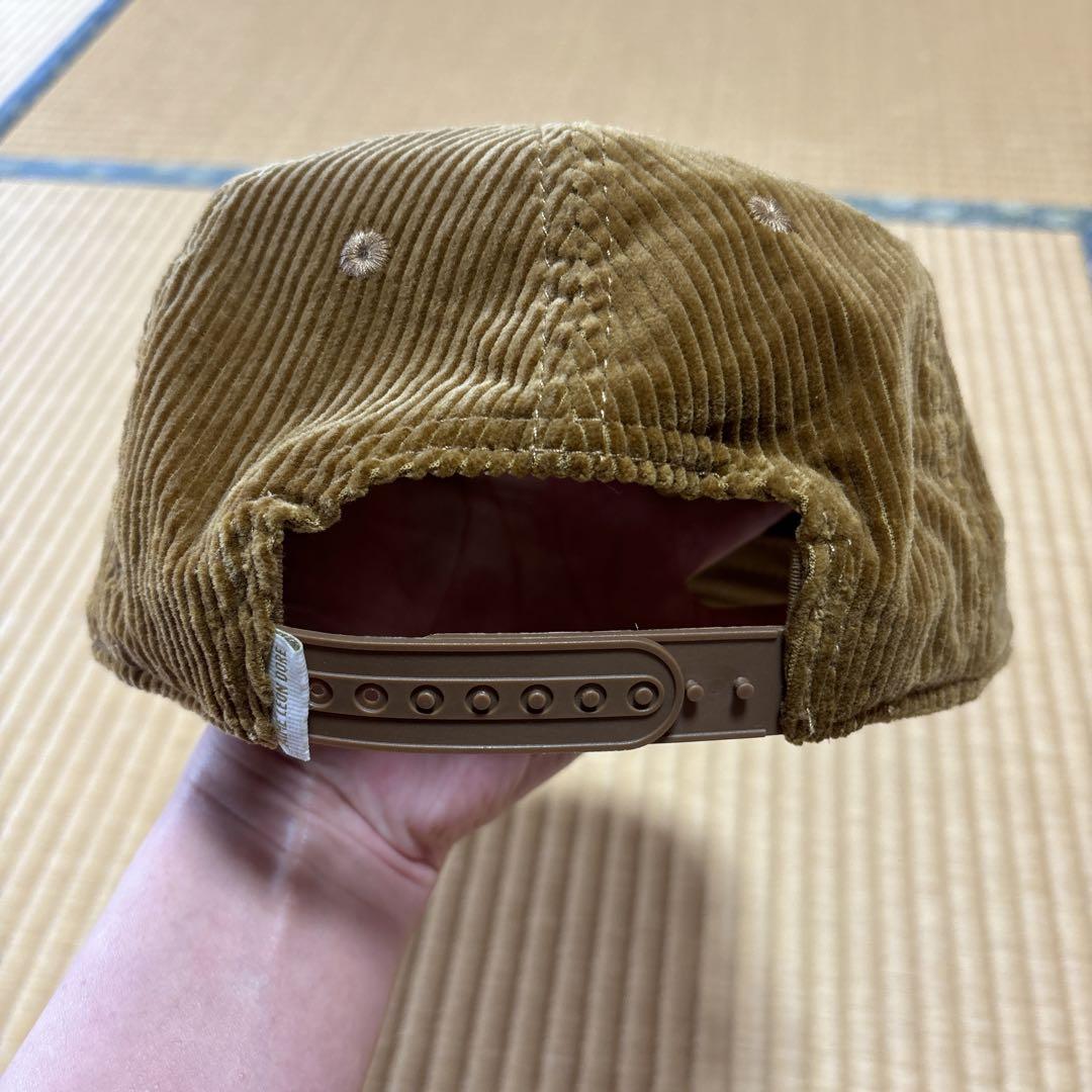 AIMELEONDORE コーデュロイキャップ ブラウン