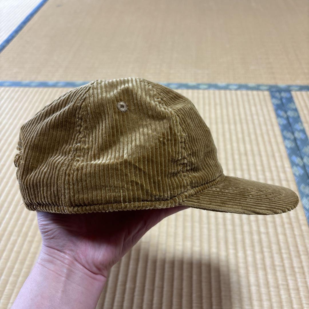 AIMELEONDORE コーデュロイキャップ ブラウン