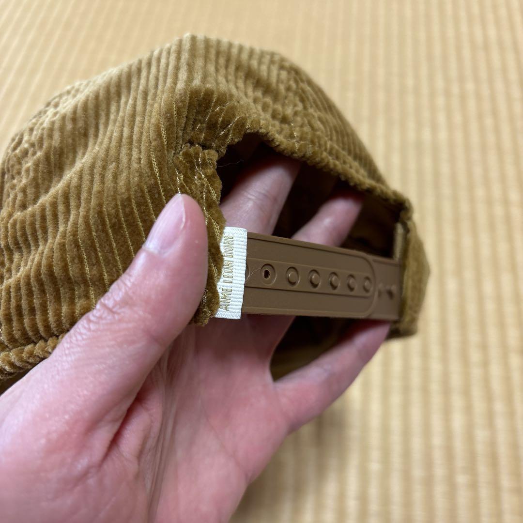 AIMELEONDORE コーデュロイキャップ ブラウン