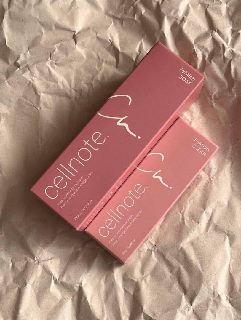 cellnote FeMiSh SOAP & CLEAR SET