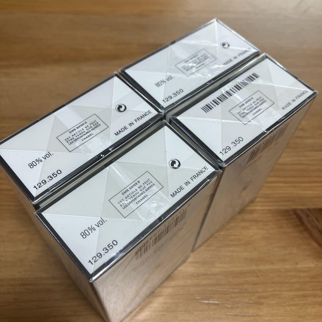 未使用保管品 シャネル No19 50ml 19番　4個まとめ