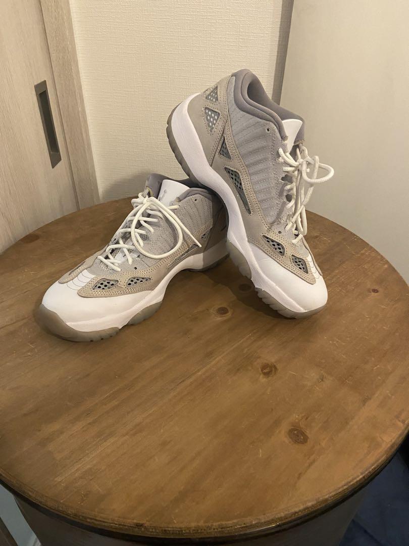 Air Jordan 11 Low グレー/ホワイト US10