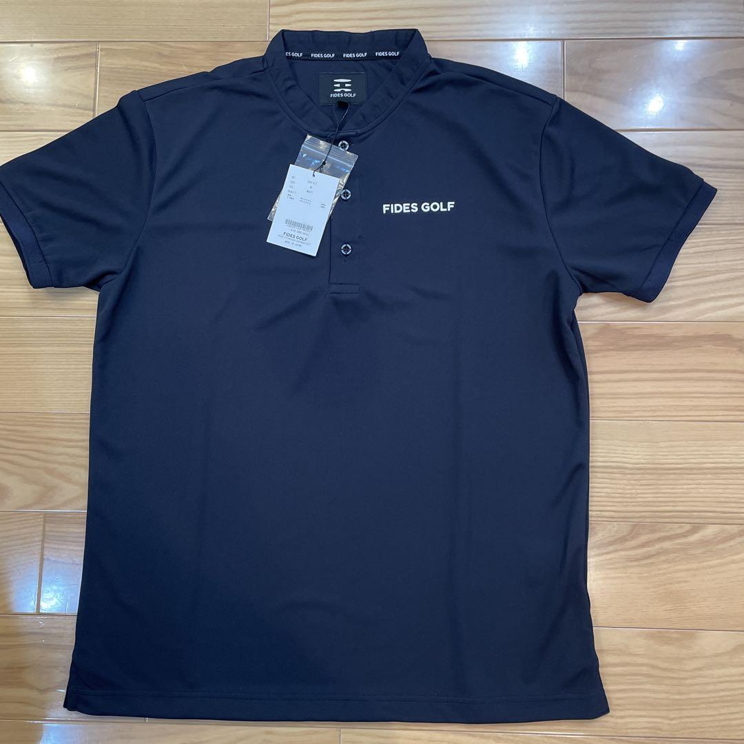 再入荷のおすすめ最新情報 新品未使用タグ付き】FIDES メルカリ - M ポロシャツ ネイビー GOLF メンズウェア