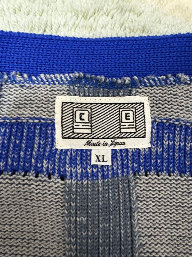 C.E cavempt シーイー カーディガン ニット セーター チェック　XL