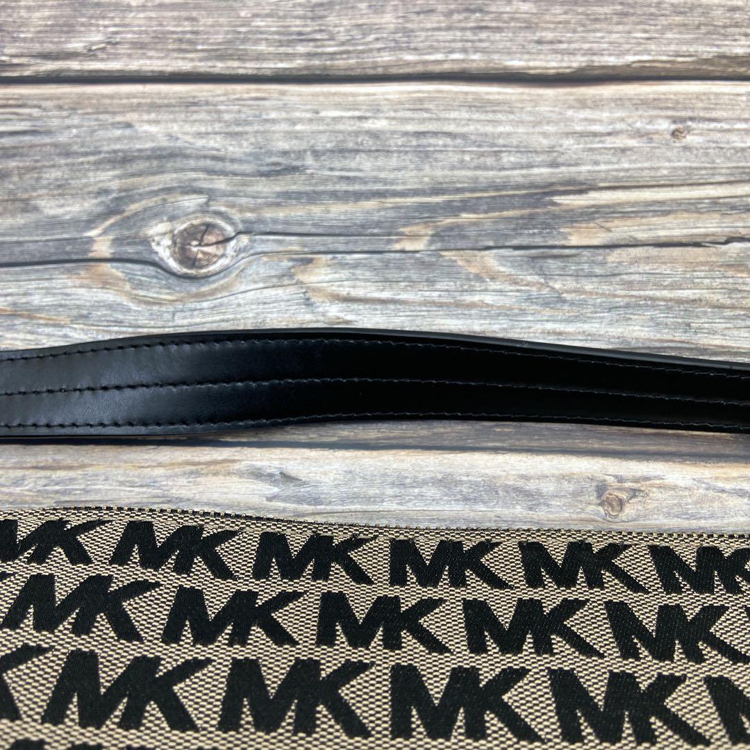 MICHAEL KORS キャンバス レザー モノグラム 2WAY ショルダー