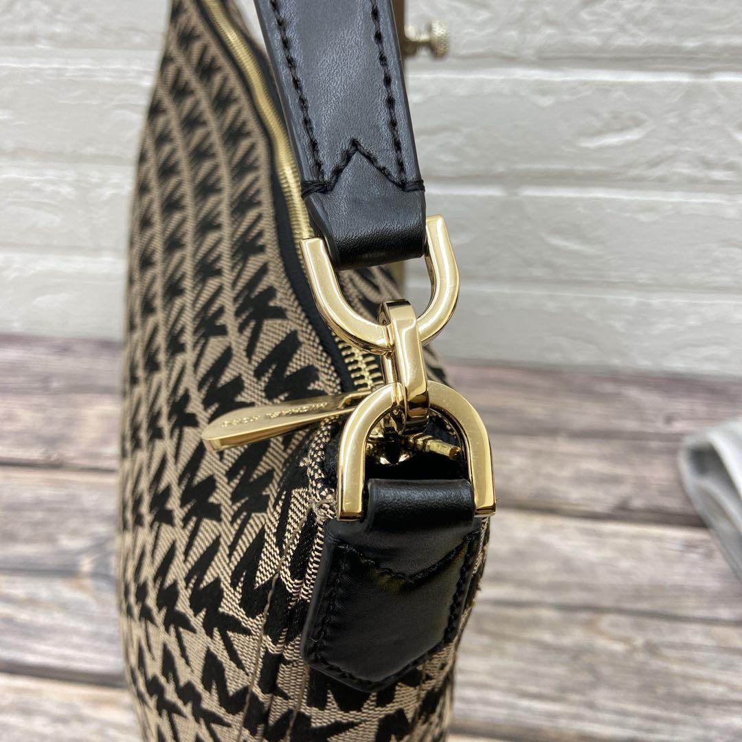 MICHAEL KORS キャンバス レザー モノグラム 2WAY ショルダー