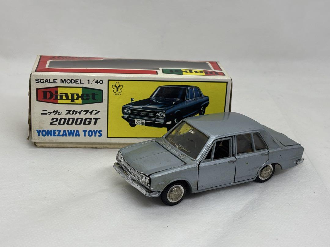 ダイヤペット当時物 No225日産スカイライン 1800米澤玩具1960年代
