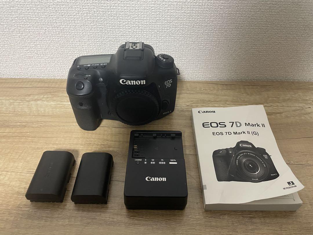 Canon EOS 7D mark Ⅱ 付属品有り