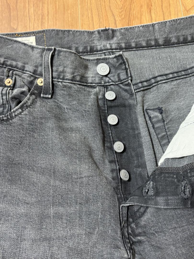 LEVI'S 501 グレー デニムパンツ W32 L32 - メルカリ