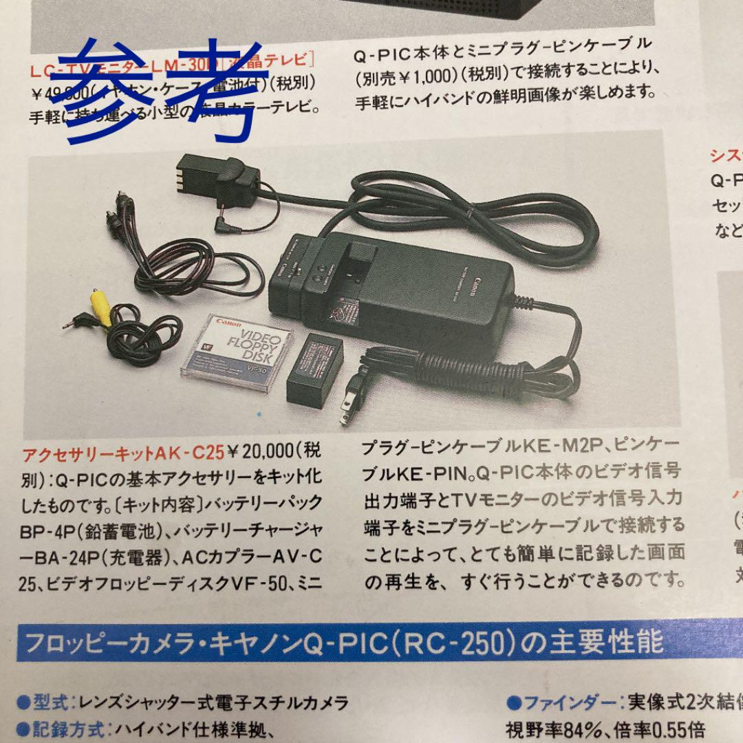Canon Q-PIC (RC-250) フロッピーカメラ 画像4